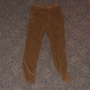 latin corduroy pants. tan/orange. Size Medium.